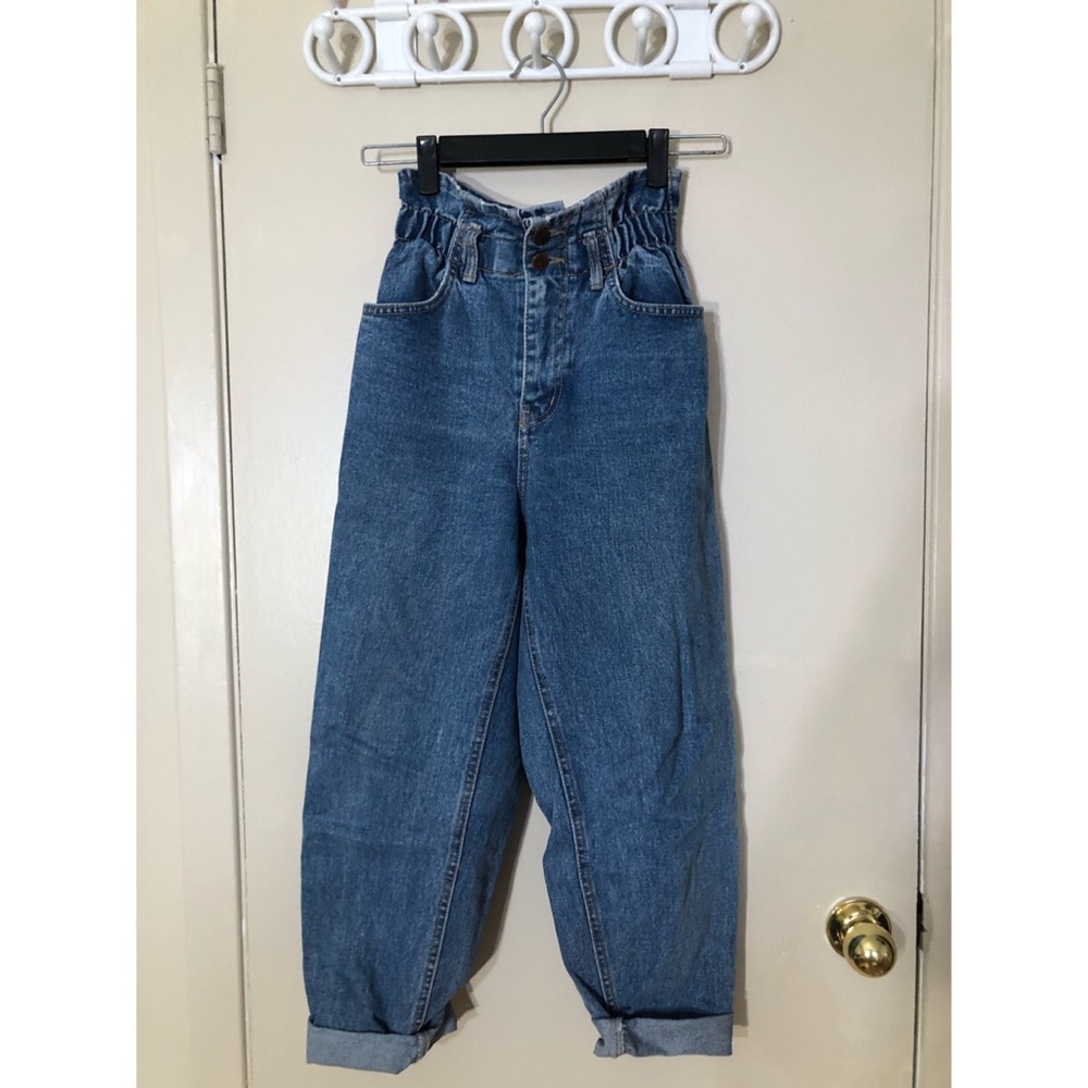 Oak + Fort Paper bag Jeans